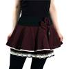 Poizen Industries - AYA BOW MINI Courte Jupe - Noir/Rouge Product image